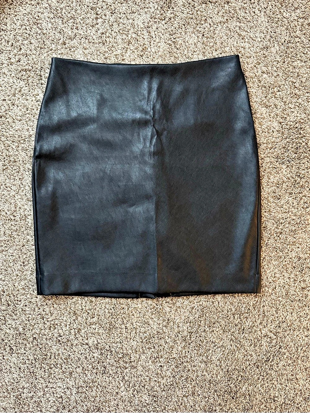 J. Crew Faux-Leather Pencil Skirt